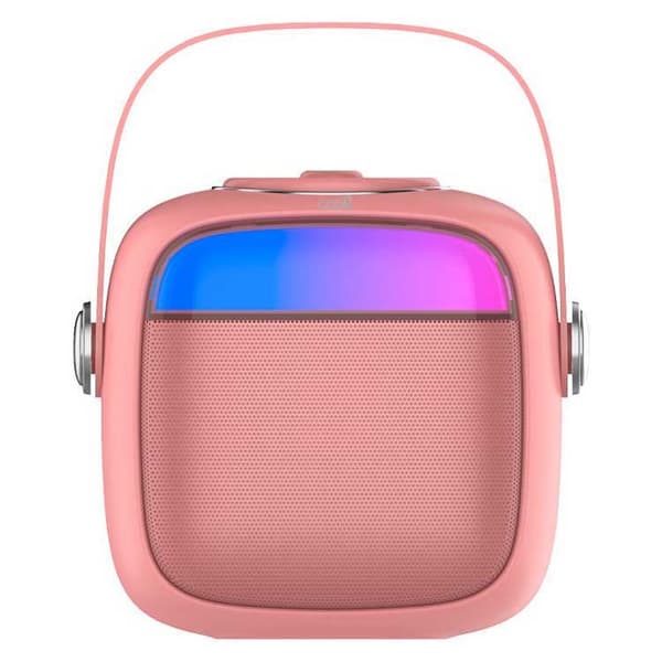 Cool Bluetooth Højttaler Universal Music Cord Mini Karaoke 6w Rosa