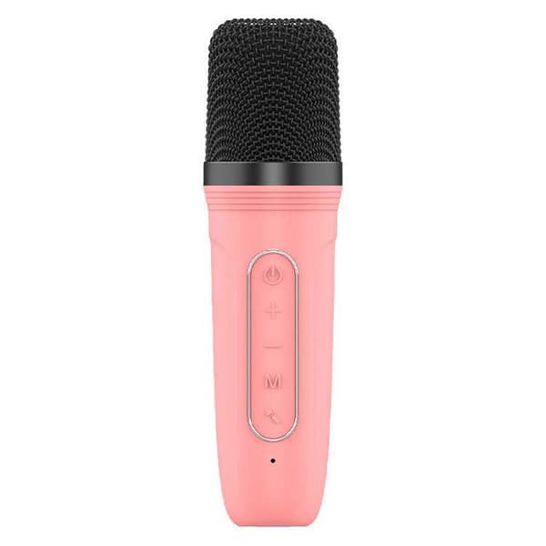 Cool Bluetooth Højttaler Universal Music Cord Mini Karaoke 6w Rosa