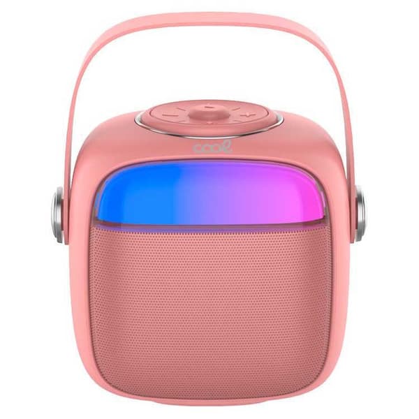 Cool Bluetooth Højttaler Universal Music Cord Mini Karaoke 6w Rosa