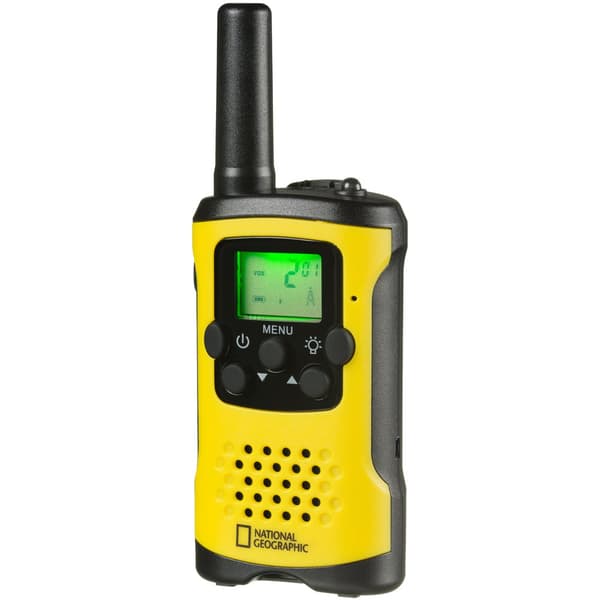 National Geographic Lang Distance Talkies Op Til Walkie 6 Km Håndfri Fungere Sort