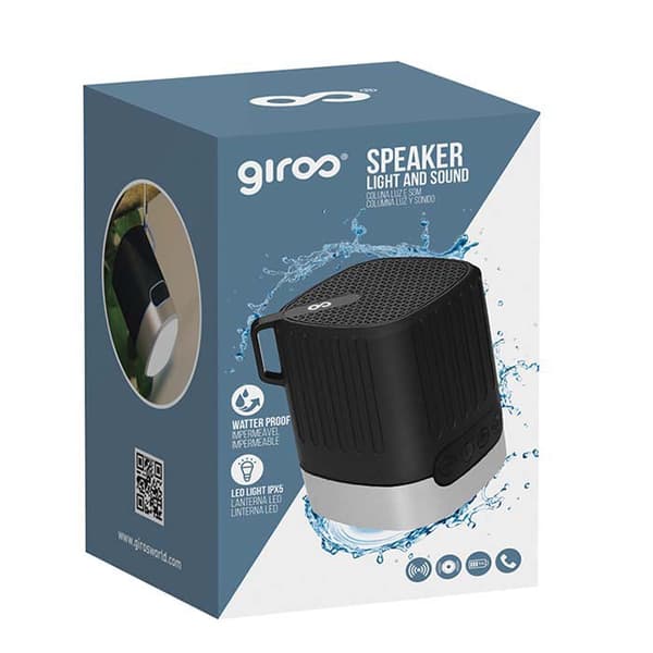 Giros Högtalare Med Led Ljusgrönt Outdoor Grönt
