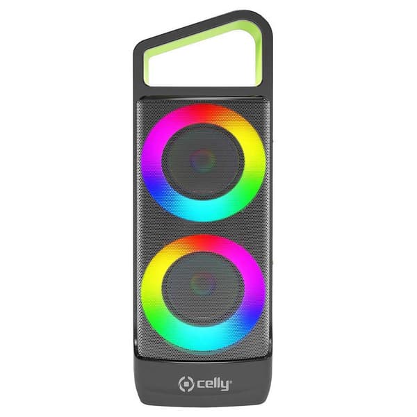 Celly Bluetooth Højttaler Rgb 10w Sort