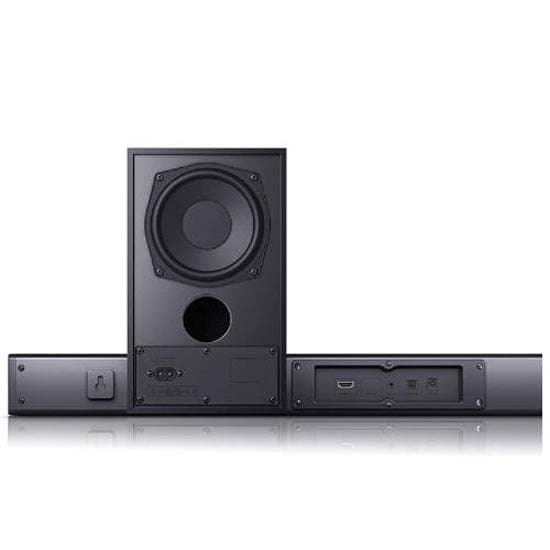 Sharp Sound Bar Ht-sbw182 2.1 Slim Subwoofer Sort One Size / EU Plug