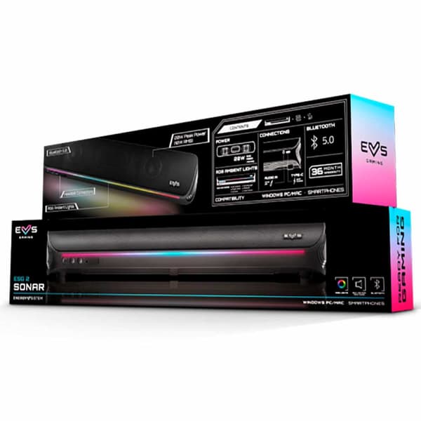 Energy Sistem Gaming Sound Bar Esg 2 Sonar Sort