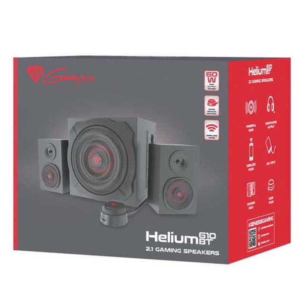 Genesis Højttalere Helium 610bt 2.1 60w Sort