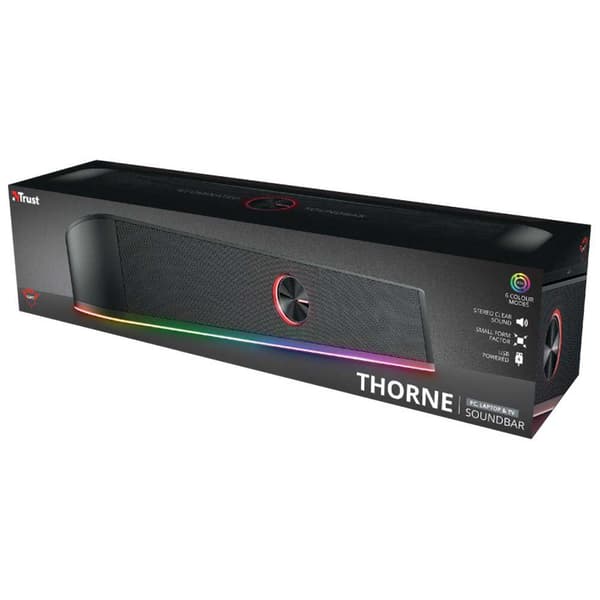 Trust Sound Bar Gtx 619 Therno Rgb Sort One Size / EU Plug
