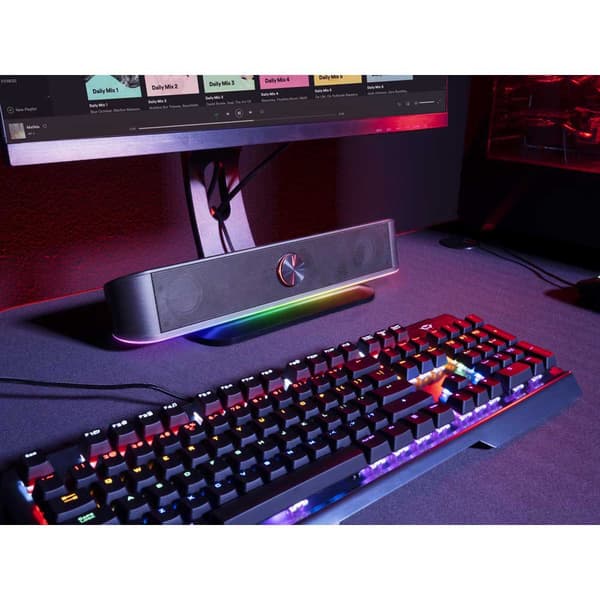 Trust Sound Bar Gtx 619 Therno Rgb Sort One Size / EU Plug