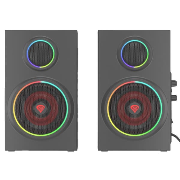 Genesis Højttalere Helium 300bt 2.0 Bluetooth Argb Sort