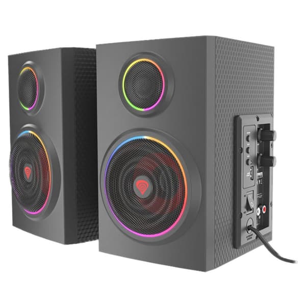 Genesis Højttalere Helium 300bt 2.0 Bluetooth Argb Sort