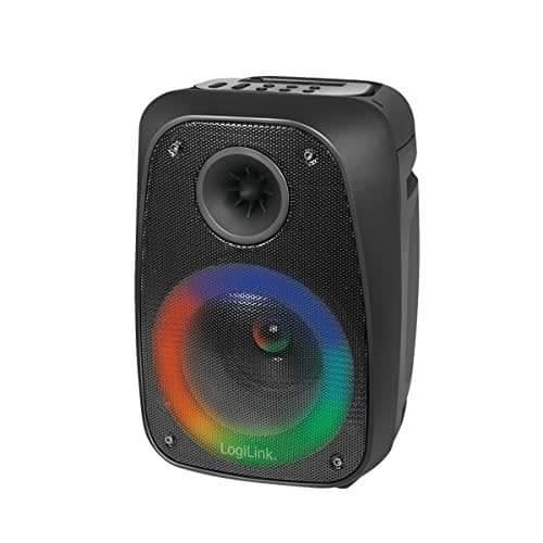 LOGILINK SP0058 MOBIL BLUETOOTH-HÖGTALARE MED PARTYLJUS + RAD