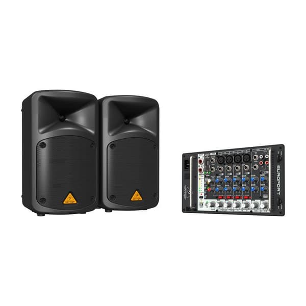 Behringer EUROPORT EPS500MP3-högtalare - 2-vägs - Svart - Handsfree-funktion - Vattentålig
