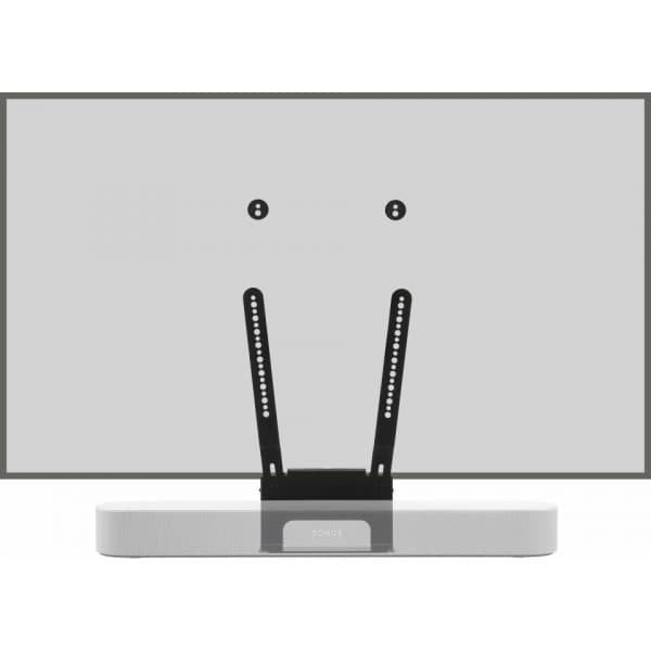 Flexson TV-kiinnitys Sonos Beam -soundbarille, musta