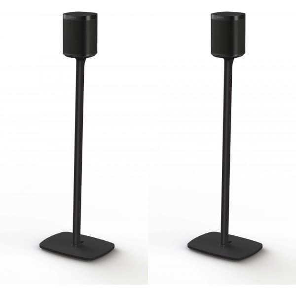 Flexson lattiatelinepari Sonos One -kaiuttimelle, musta