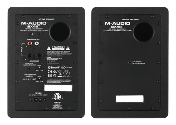 M-AUDIO BX4 BT 2x kaiutin musta langallinen + Bluetooth 50 W