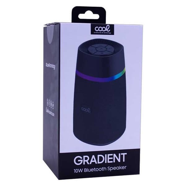 Cool Bluetooth Højttaler Universal Music Gradient Tws 10w Sort