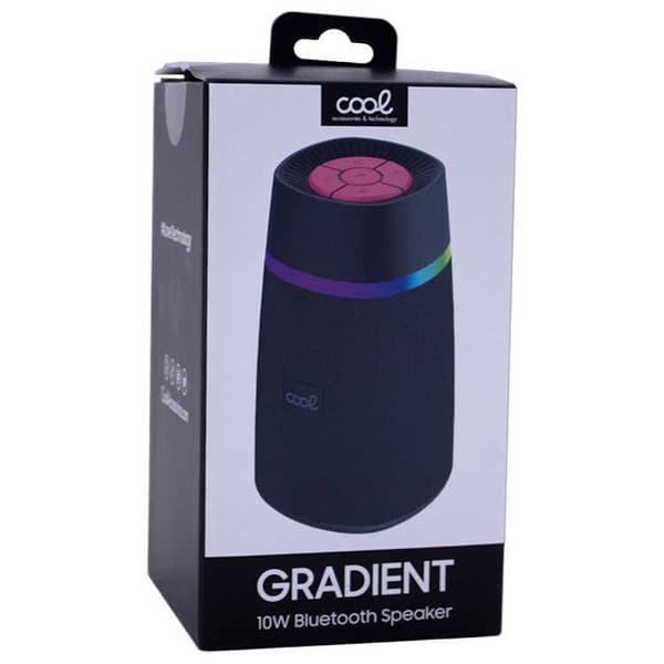 Cool Bluetooth Højttaler Universal Music Gradient Tws 10w Sort
