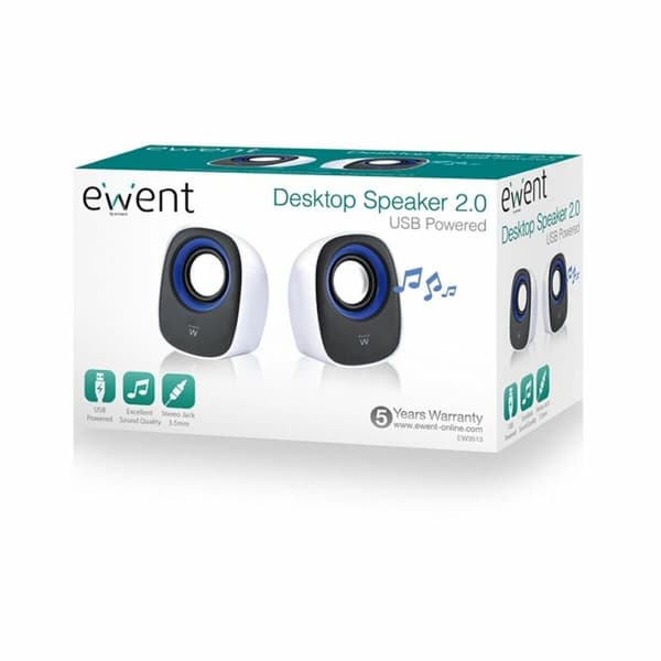 Kabel HDMI Ewent EW3513 Vit Svart 5 W