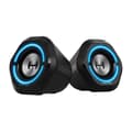 Miniatyrbild 2 av 5: Edifier G1000 2.0 Audio System, BT V5.3, USB, AUX, 2.5-inch Drivers, RGB Lighting, 5W (RMS), Black