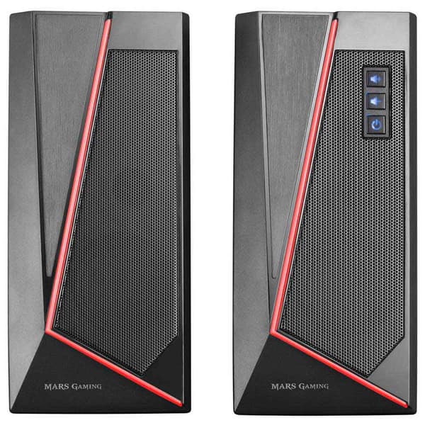 Mars Gaming Højttalere 2.0 Ms7 20w Rgb Sort