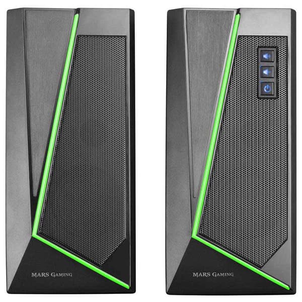Mars Gaming Højttalere 2.0 Ms7 20w Rgb Sort