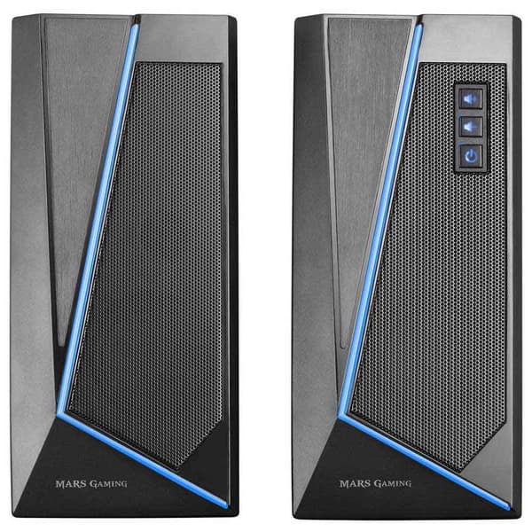 Mars Gaming Højttalere 2.0 Ms7 20w Rgb Sort