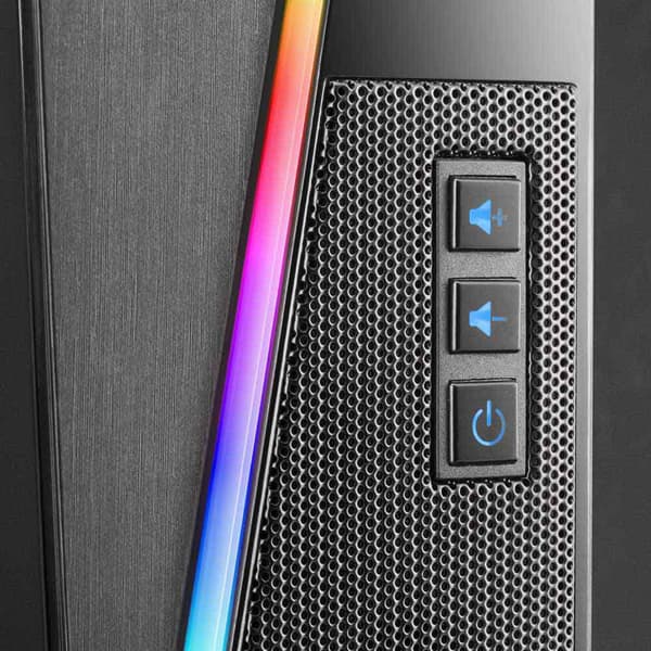 Mars Gaming Højttalere 2.0 Ms7 20w Rgb Sort