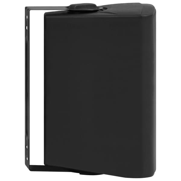 Väggmonterade stereohögtalare 2 st svart inomhus/utomhus 120W