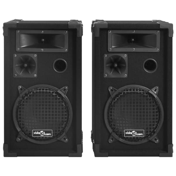 prof. passive hi-fi-scenehøjttalere 2 stk. 800 W sort