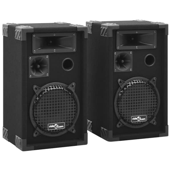 prof. passive hi-fi-scenehøjttalere 2 stk. 800 W sort