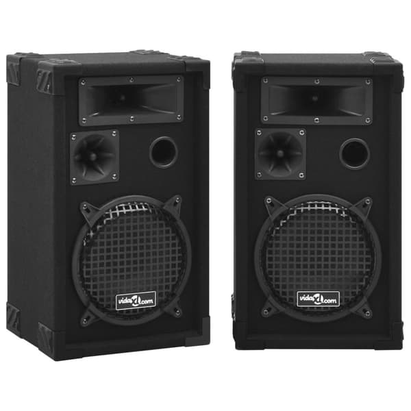 prof. passive hi-fi-scenehøjttalere 2 stk. 800 W sort