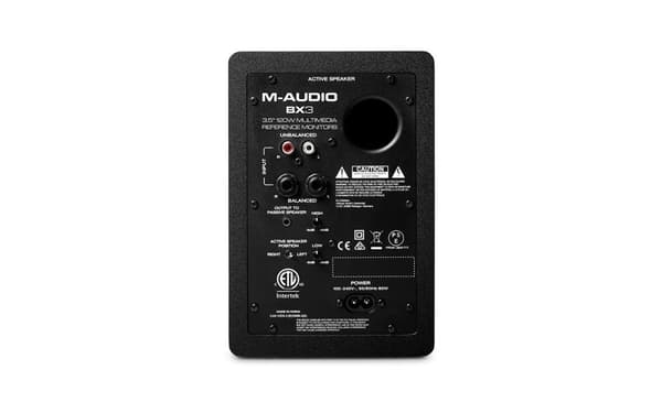 M-AUDIO BX3 kaiutin, musta langallinen 50 W