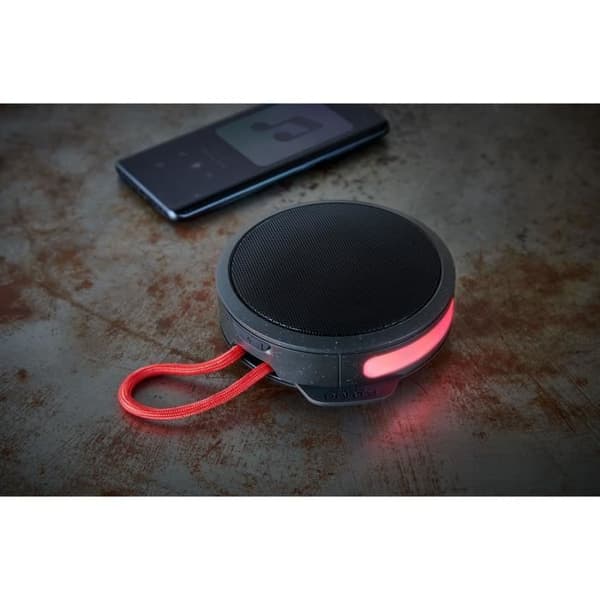 BIGBEN PARTY rund Bluetooth-högtalare - 15W - Svart och röd