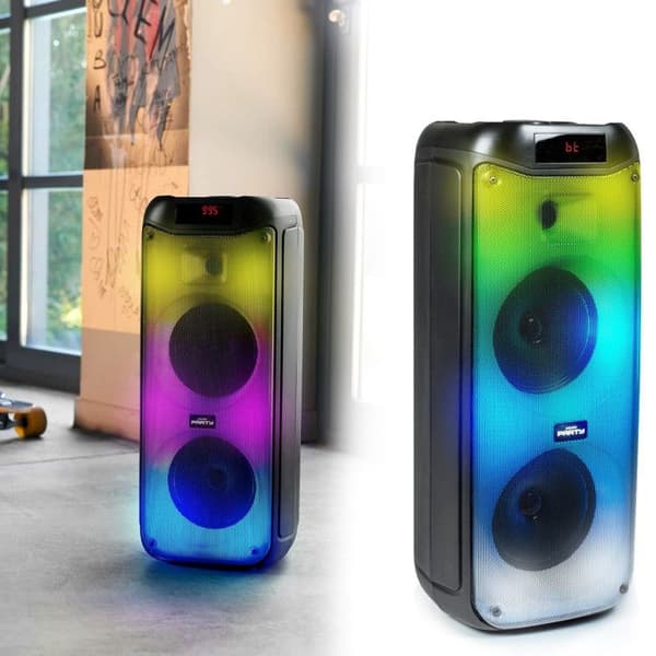 Bluetooth-högtalare - Bigben - PARTY Storlek L - 200 Watts - Bluetooth 5.0 - LED-ljus effekter