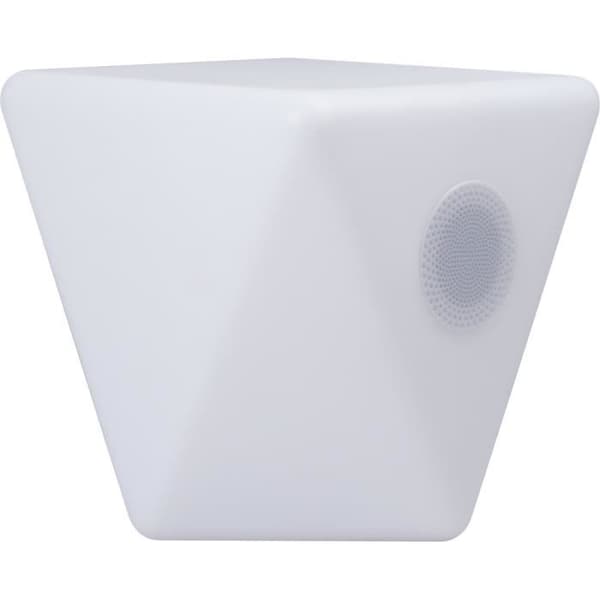 Bluetooth-ljushögtalare - ColorLight - Rock M - 30W - 8h batteritid - Vattentålig Vit