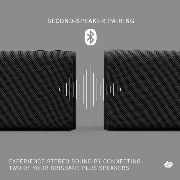 Bluetooth®-högtalare Brisbane Plus IPX5 Röststyrning Midnight Black Urbanista