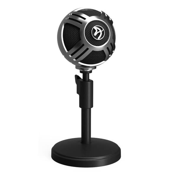 Mikrofon USB - Arozzi - Sfera - Chrome - Ljudinspelning - Streaming