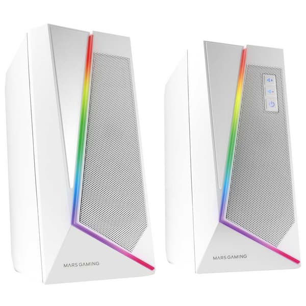 Mars Gaming Højttalere Ms7 20w Rgb Hvid