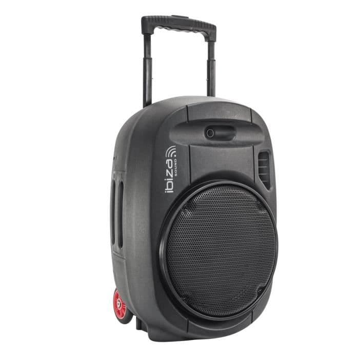 IBIZA PORT12UHF-MKII - AUTONOMT BÄRBART PA-SYSTEM 12”/30CM MED USB-MP3