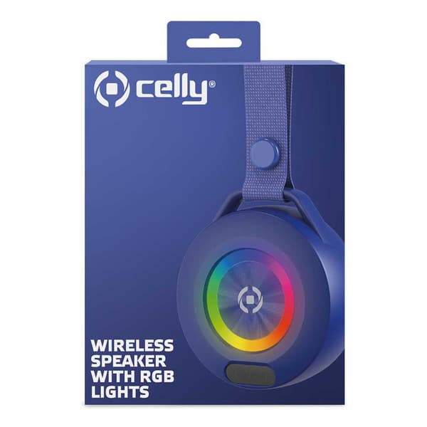 Celly Bluetooth-kaiutin Light Beat Sininen