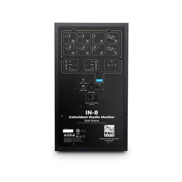 Kali Audio IN-8 V2 -aktiivinen 3-tie kaiutin, musta