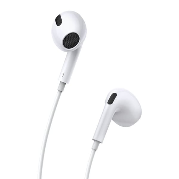 Encok H17 hovedtelefoner med ledning, 3,5 mm minijack, hvid