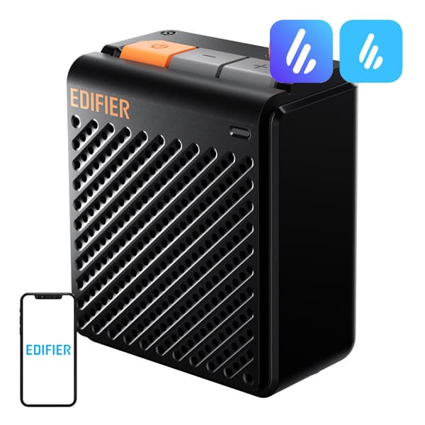 BOXE EDIFIER portabile bluetooth, RMS:  2.2W, Bluetooth 5.3, built-in Li-ion pana la 8h (480mAh), black, "MP85-BK"  (timbru verde 0.8 lei)