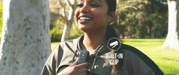 MEE audio BÆRBAR CLIP-ON BLUETOOTH-HØJTTALER MED MAGNET OG HØJTERTELEFON