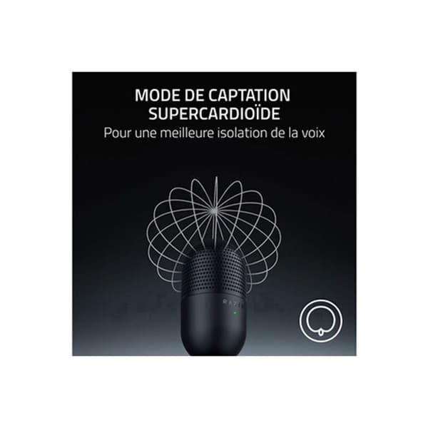 Mikrofon - Razer - Seiren V3 Mini - Superkardioid - USB - Kompakt och lätt