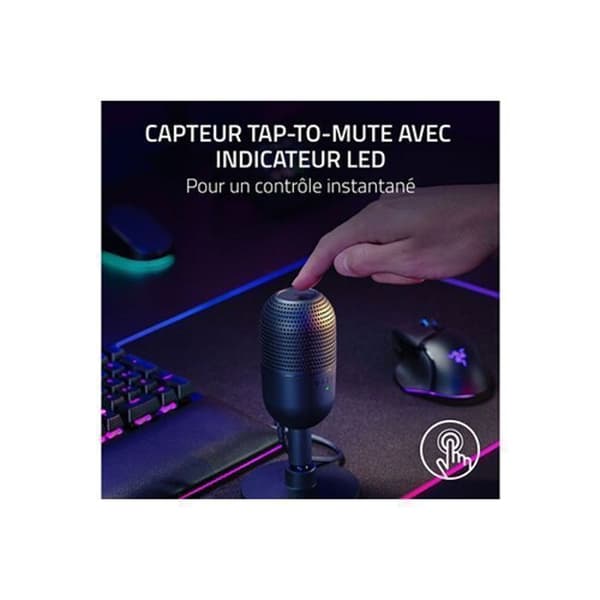 Mikrofon - Razer - Seiren V3 Mini - Superkardioid - USB - Kompakt och lätt