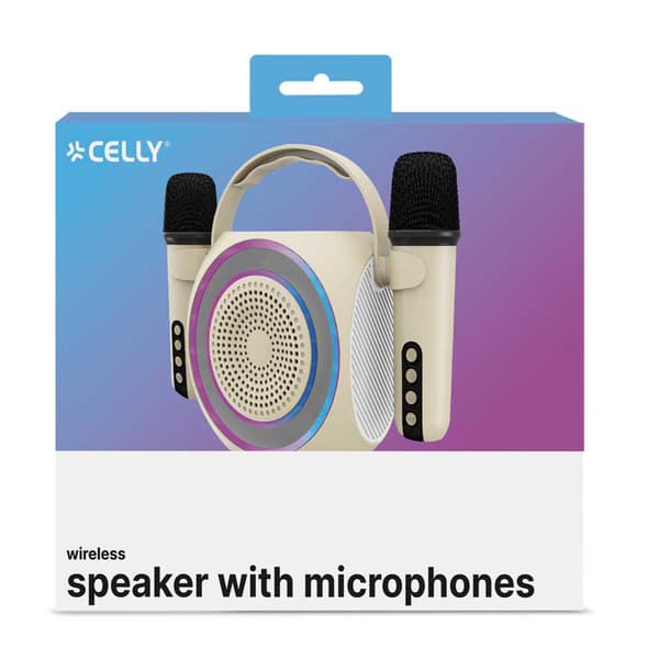 Celly Langaton Kaiutin Mikrofonilla Partymic2wh