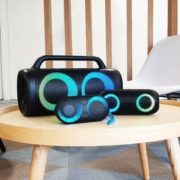 Bärbar bluetooth högtalare - RYGTH - Toogo-M Led