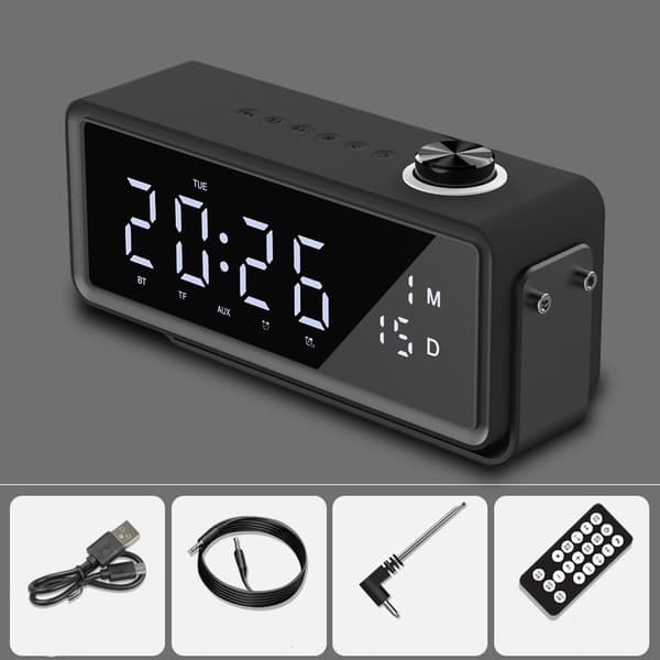INF Bluetooth-högtalare väckarklocka