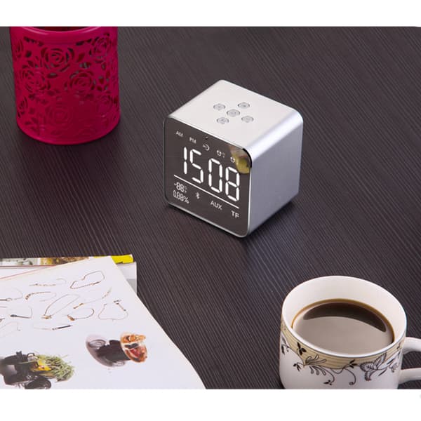 INF Mini Bluetooth herätyskellokaiutin