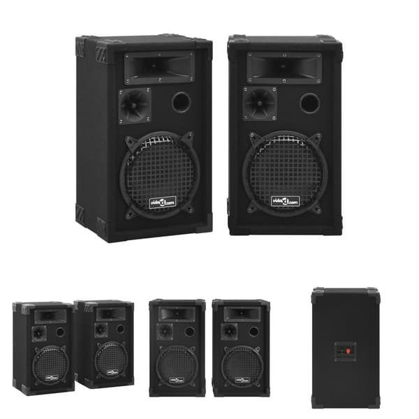 The Living Store prof. passive hi-fi-scenehøjttalere 2 stk. 800 W sort -  Højttalere